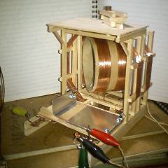 Variometer crystal radio set